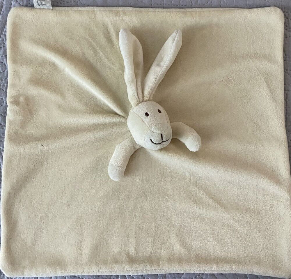 Floppy’s Teddy Kompaniet Diinglisar Beige Bunny Rabbit 13” X 13 1/2” Lovey